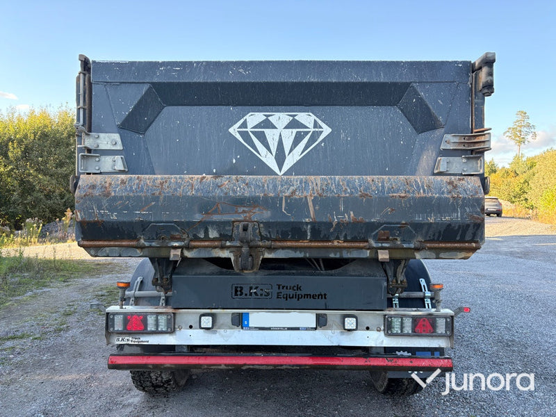 Lastbil + Släp + Flak - Scania, P420 B6X2*4NB