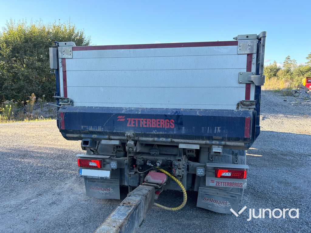 Lastbil + Släp + Flak - Scania, P420 B6X2*4NB