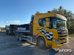 Lastbil + Släp + Flak - Scania, P420 B6X2*4NB
