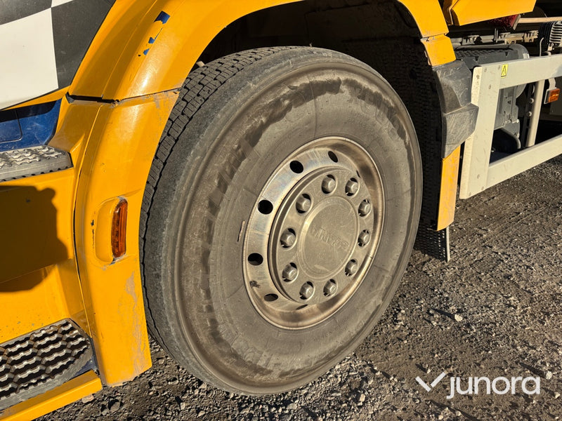 Lastbil + Släp + Flak - Scania, P420 B6X2*4NB