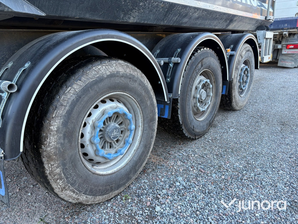 Lastbil + Släp + Flak - Scania, P420 B6X2*4NB