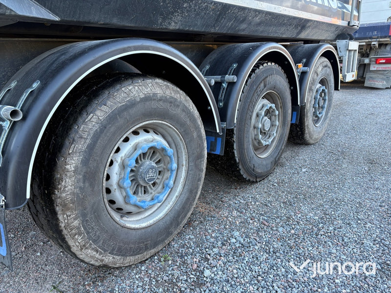 Lastbil + Släp + Flak - Scania, P420 B6X2*4NB