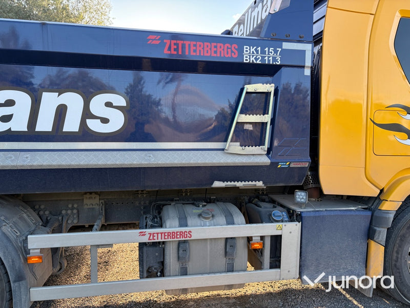 Lastbil + Släp + Flak - Scania, P420 B6X2*4NB