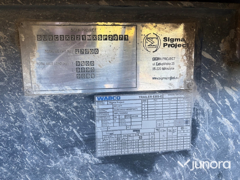 Lastbil + Släp + Flak - Scania, P420 B6X2*4NB