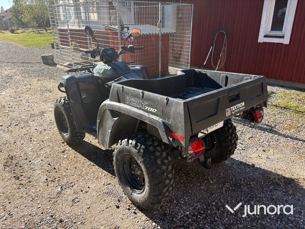 ATV - Arctic, TBX 700 XT, Med vagn + plogblad