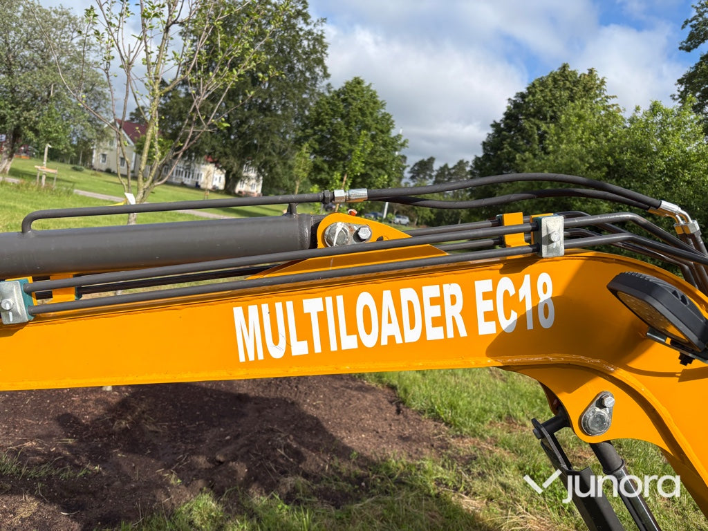 Minigrävare - Multiloader, EC18
