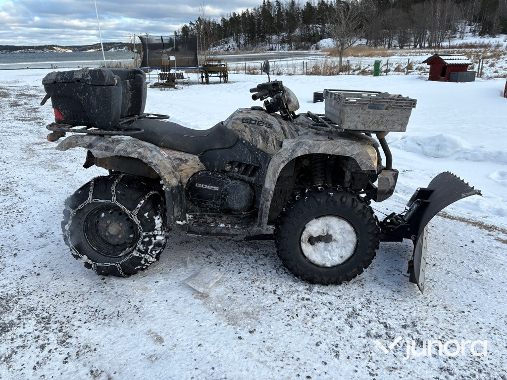 Fyrhjuling - CF GOES 520 med snöplog