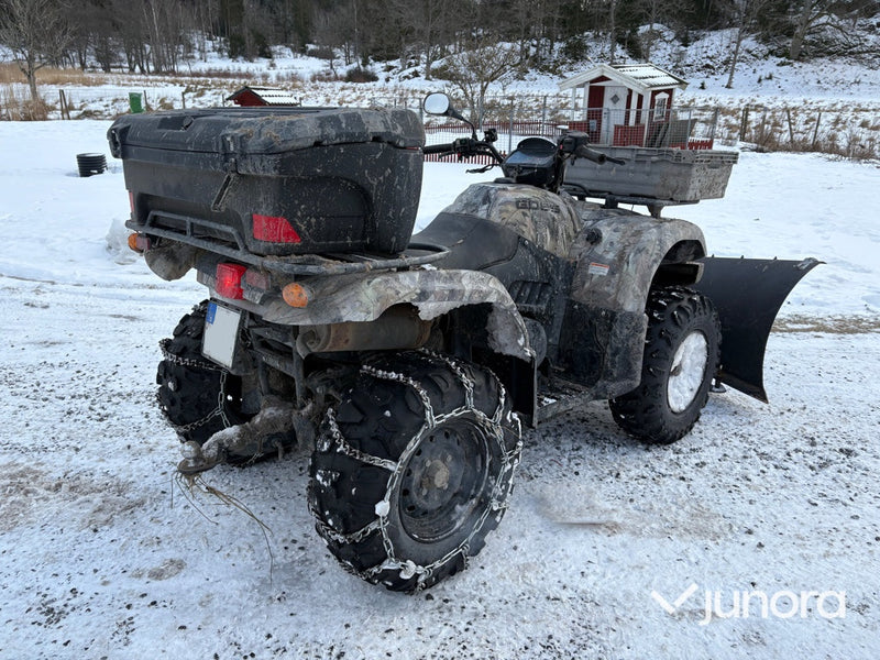 Fyrhjuling - CF GOES 520 med snöplog