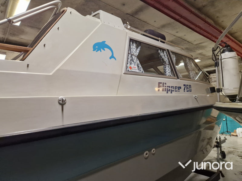 Båt - Flipper 760 Med Båttrailer