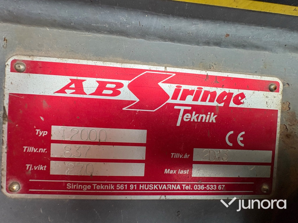 Vikplog – AB Siringe Teknik Typ 2000