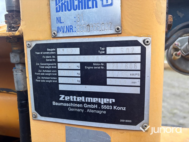 Hjullastare - Zettelmeyer ZL602