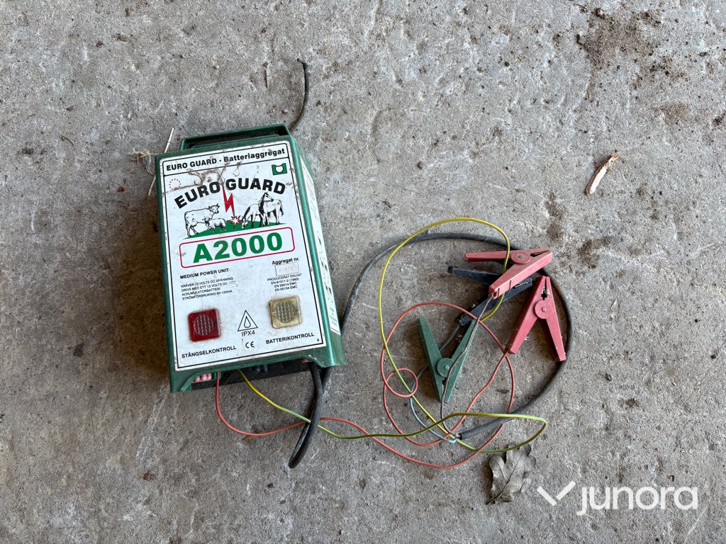 Batteriaggregat till elstängsel - Euro Guard, A2000
