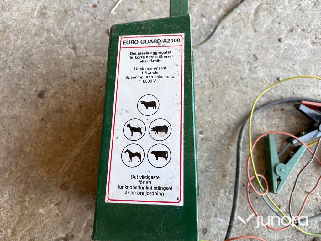 Batteriaggregat till elstängsel - Euro Guard, A2000