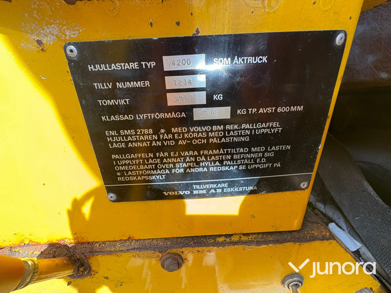 Hjullastare Volvo BM 4200