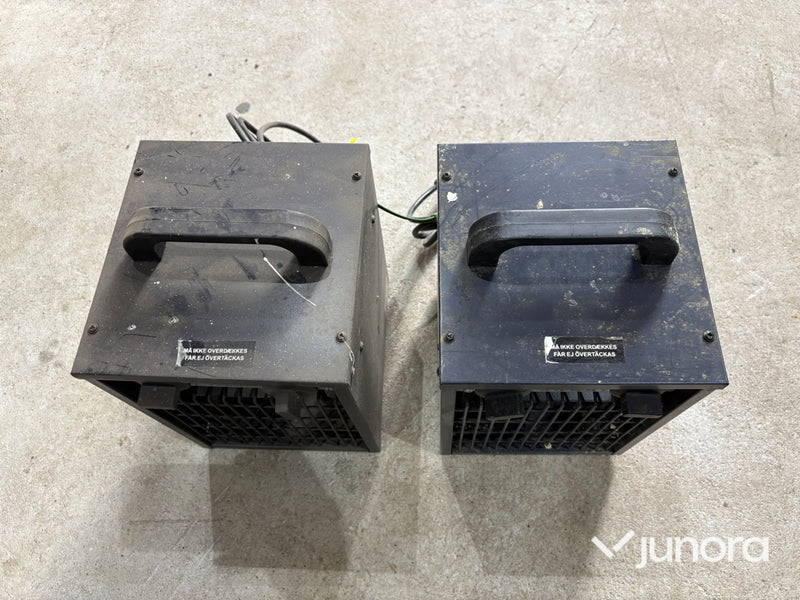 2st Värmefläktar 2kW/st