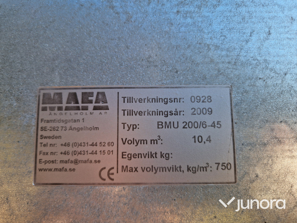 Silo Mafa - För pellets och spannmål