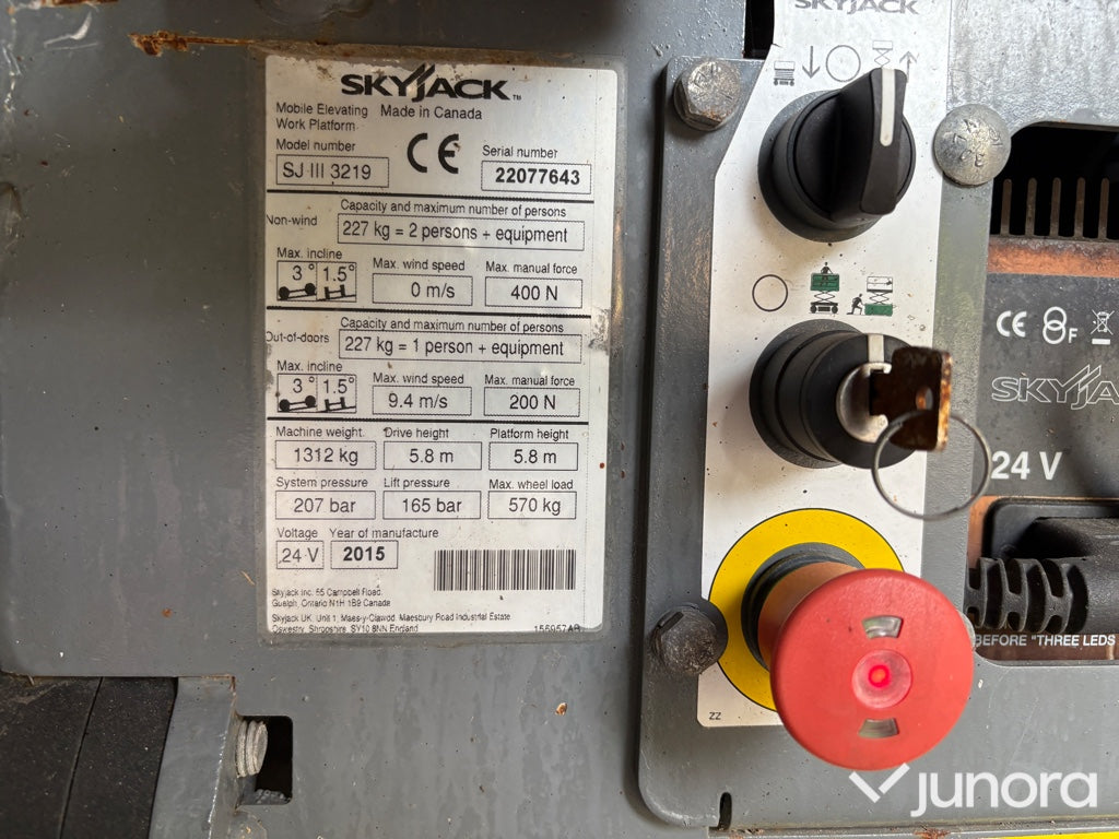 SKYJACK /Saxlift 6m batteri driven