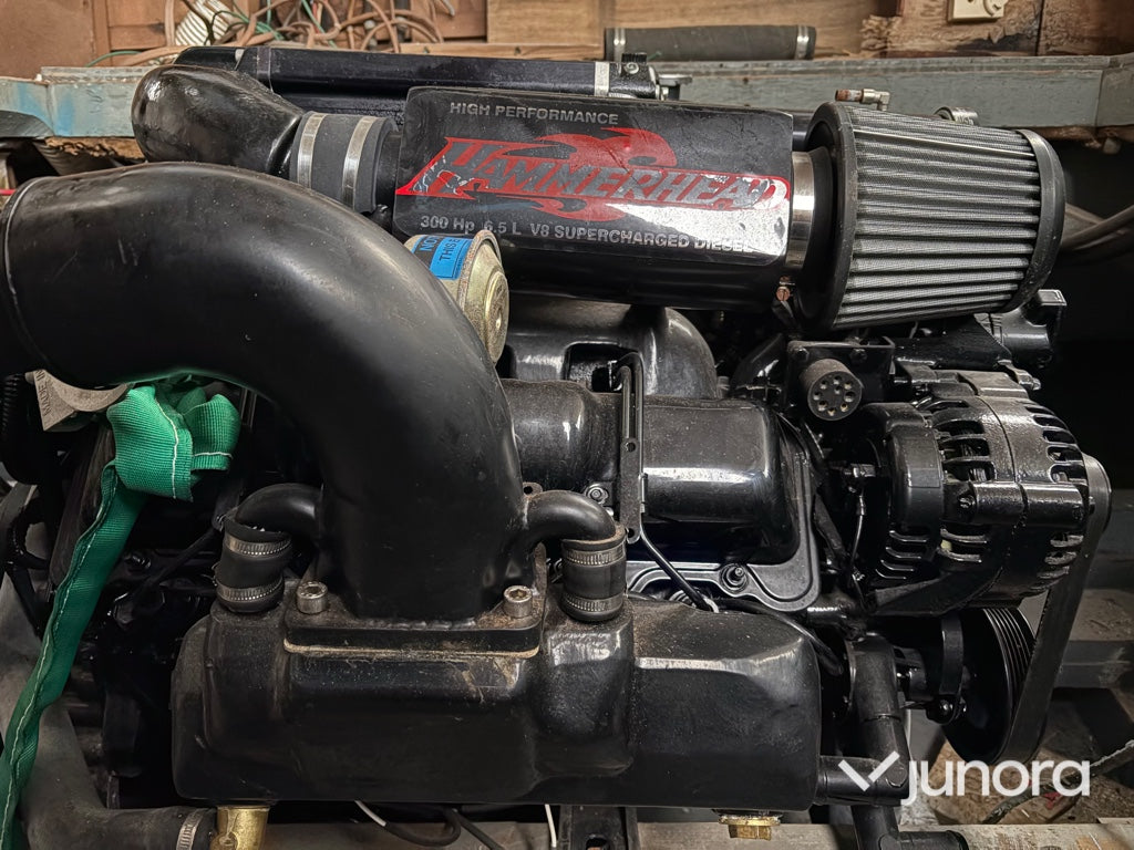Båtmotorer – MarineDiesel Hammerhead MD350SC (2st), båt kan medfölja