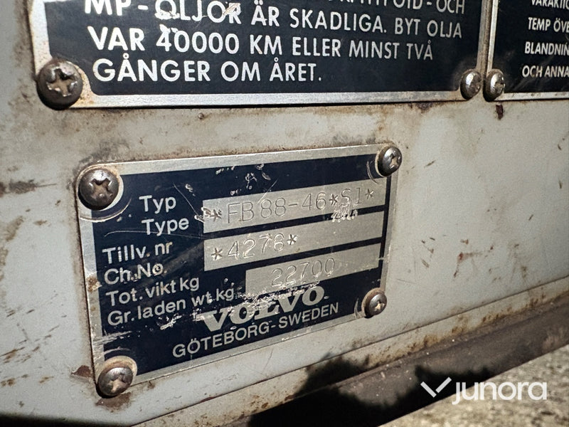 Timmerbil – Volvo FB med Jonsereds kran
