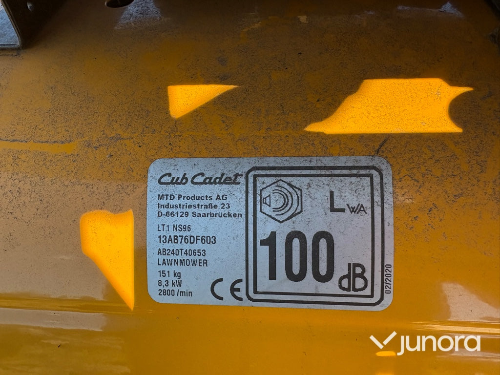 Åkgräsklippare Cub Cadet LT1 NS96