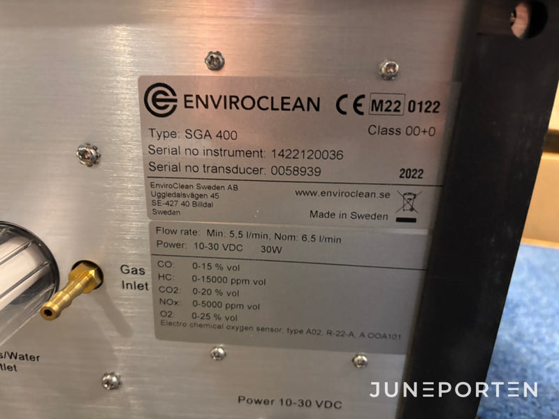 Avgasmätare Enviroclean SGA 400