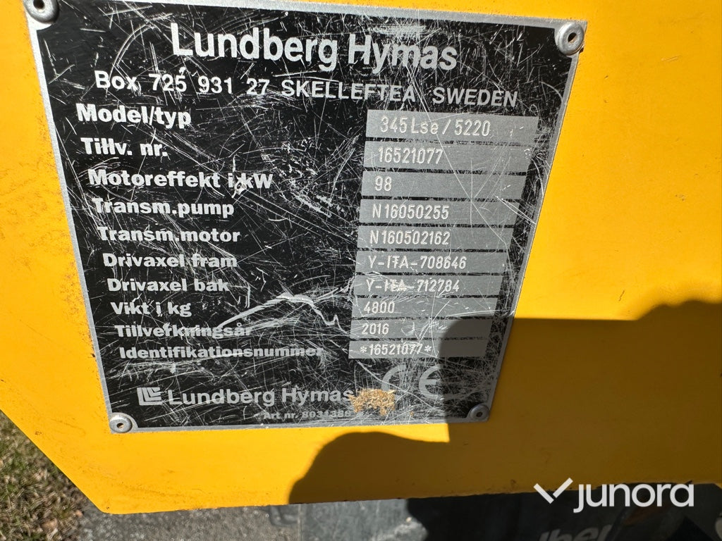 Lastmaskin - Lundberg, 5220