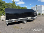 Släpvagn Lorries Snowmaster TT495-i med kåpa
