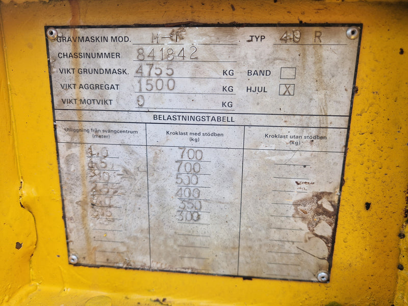 Traktorgrävare Massey Ferguson 40 R