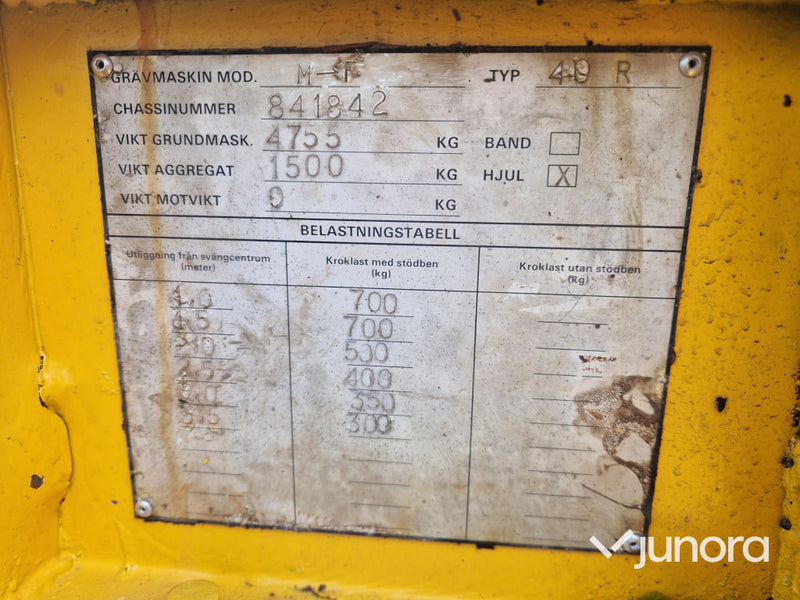 Traktorgrävare Massey Ferguson 40 R