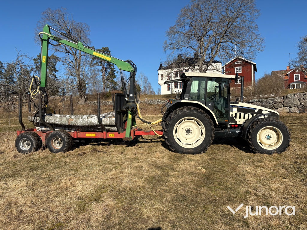 Traktor - Lamborghini, 1060, Med huggarvagn