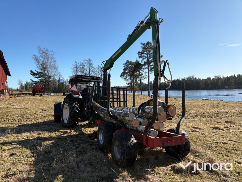 Traktor - Lamborghini, 1060, Med huggarvagn