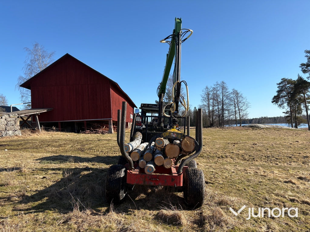 Traktor - Lamborghini, 1060, Med huggarvagn