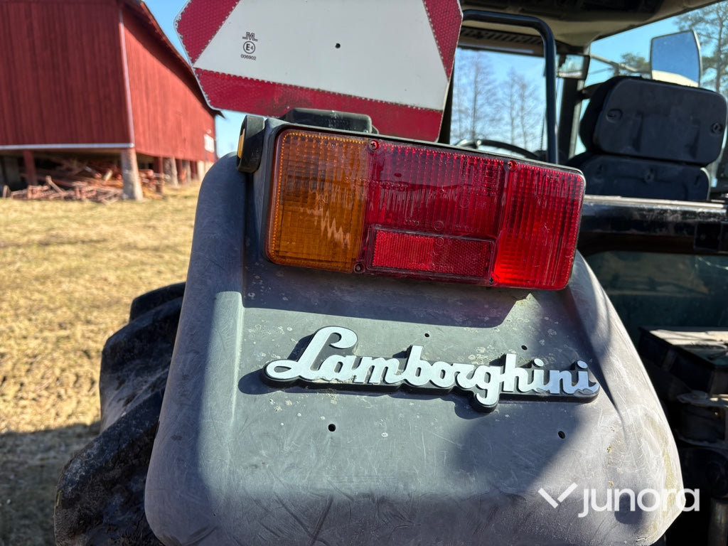 Traktor - Lamborghini, 1060, Med huggarvagn