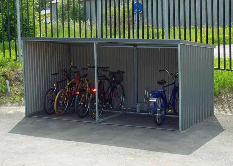Cykelskjul  i Plåt