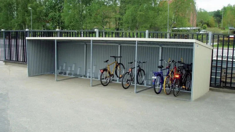 Cykelskjul  i Plåt