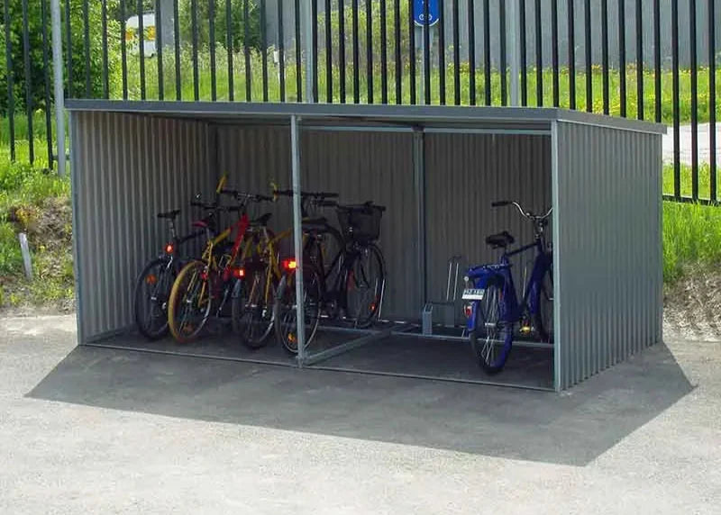 Cykelskjul  i Plåt