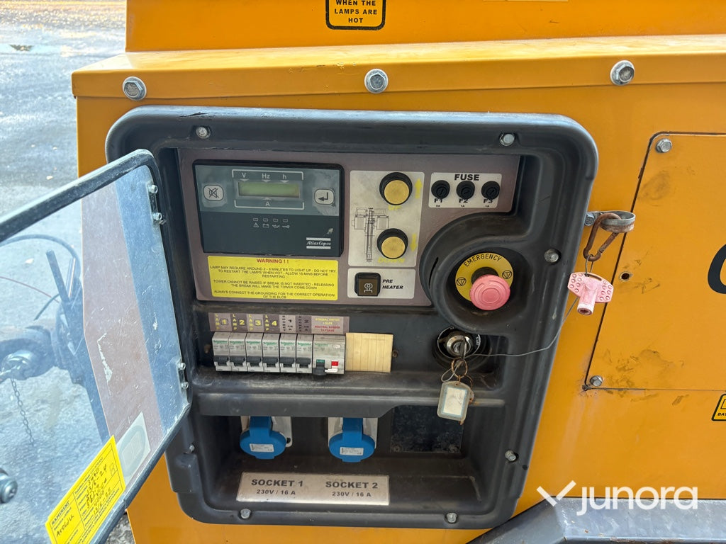 Belysningsmast Atlas Copco QLT H40