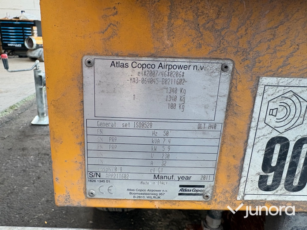 Belysningsmast Atlas Copco QLT H40