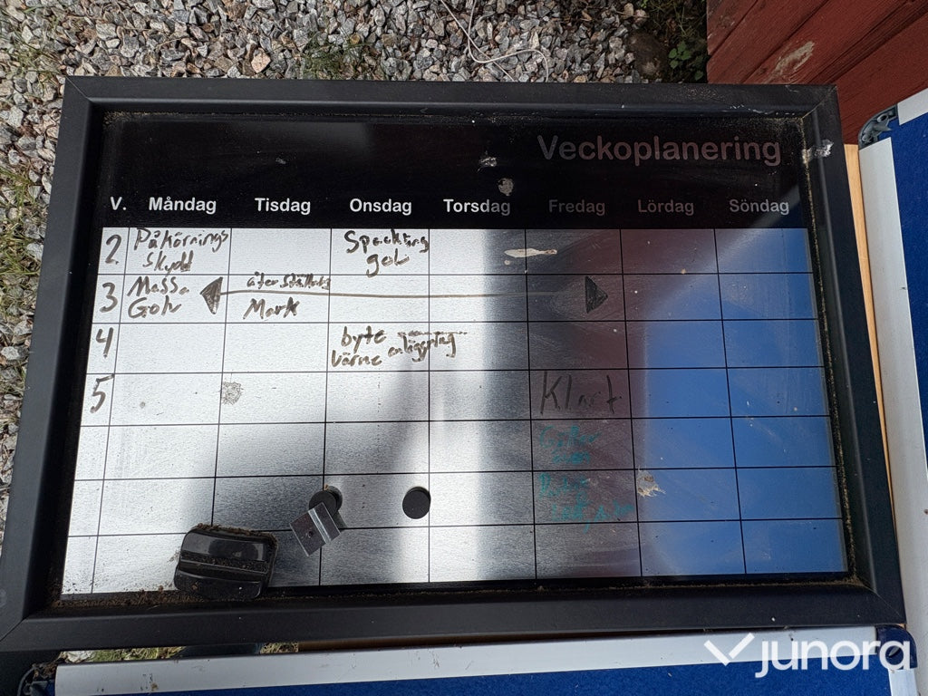Veckoplanerare & 3 st anslagstavlor med filt