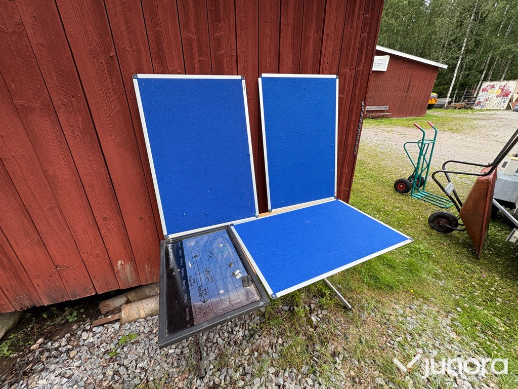 Veckoplanerare & 3 st anslagstavlor med filt