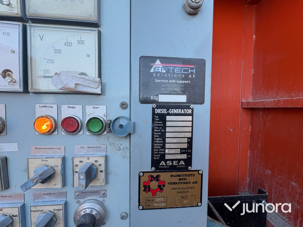 Dieselgenerator - Scania, DS 14 / ASEA