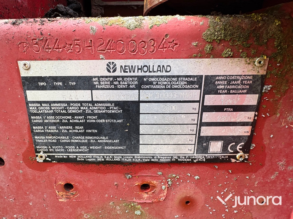 Rundbalspress New Holland 544 Cropcutter