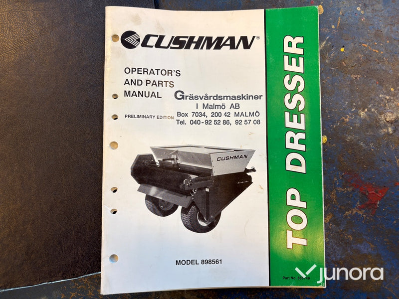 Topdresser - Cushman, 5th Wheel Top Dresser