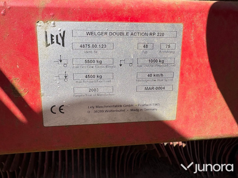 Welger RP 220 Double Action Kombipress