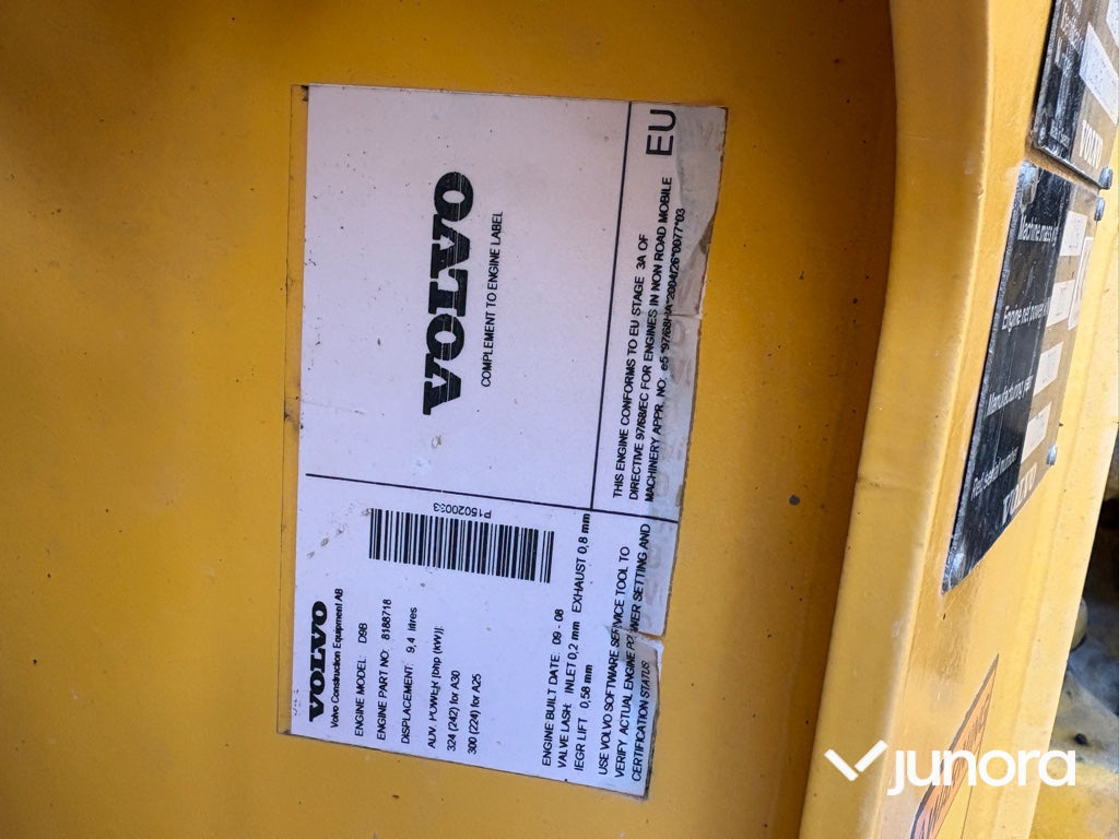 Dumper - Volvo A25E – 2009
