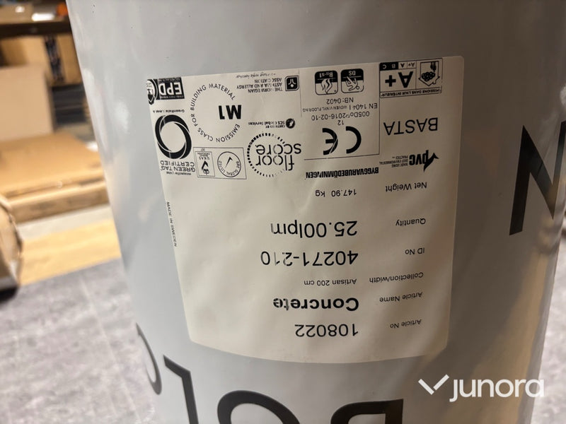 Vinylgolv – Bolon Concrete, 50 m³