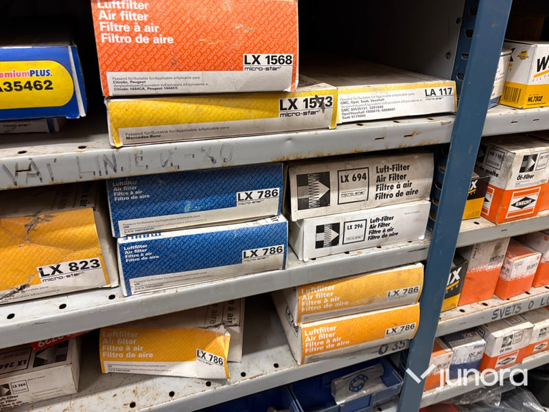 Reservdelar - Parti, 250-350 kartonger