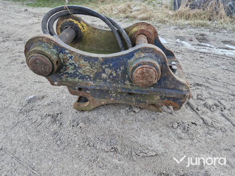 Skopor + Snabbfäste - 2 Skopor, Hydrauliskt snabbfäste