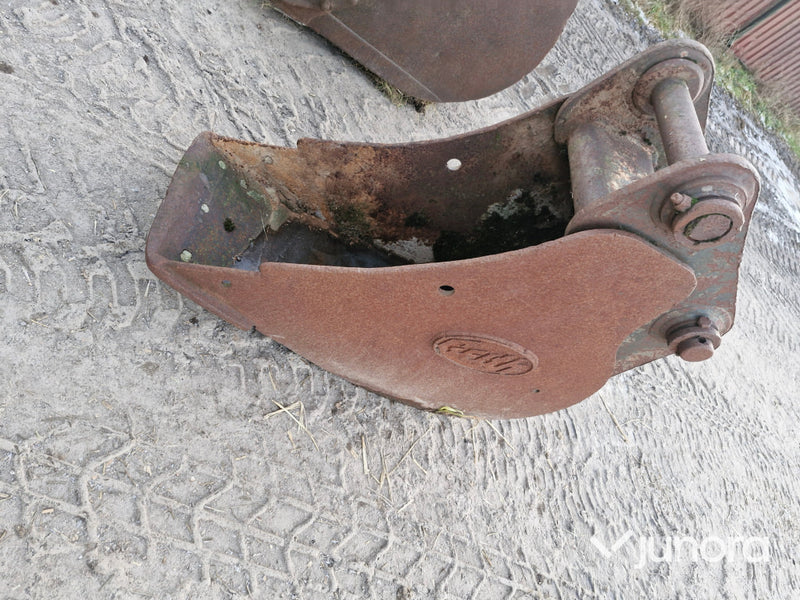 Skopor + Snabbfäste - 2 Skopor, Hydrauliskt snabbfäste