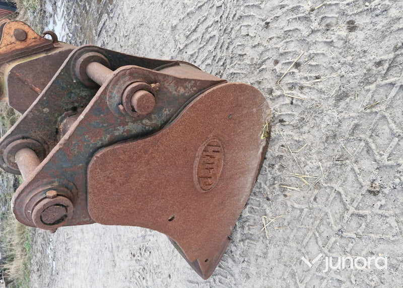 Skopor + Snabbfäste - 2 Skopor, Hydrauliskt snabbfäste